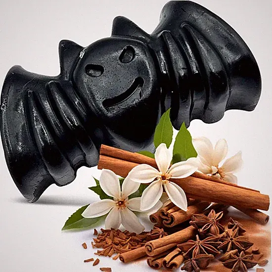1 Halloween Soap BLACK BAT Autumn Spice Scent