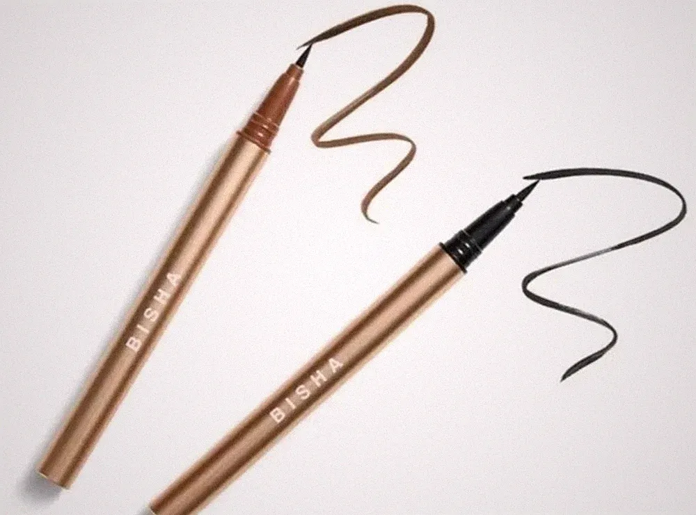 Bisha Essential Eye Designer Duo Set Downtown Black & Uptown Brown Full Size NIB