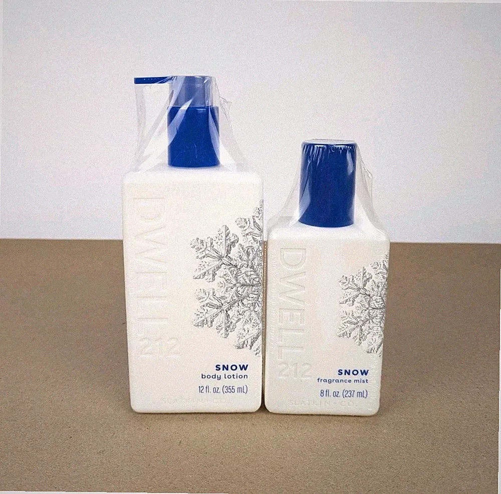 DWELL 212 Harry Slatkin + Co. Snow Holiday Gift Set Fragrance Mist & Body Lotion