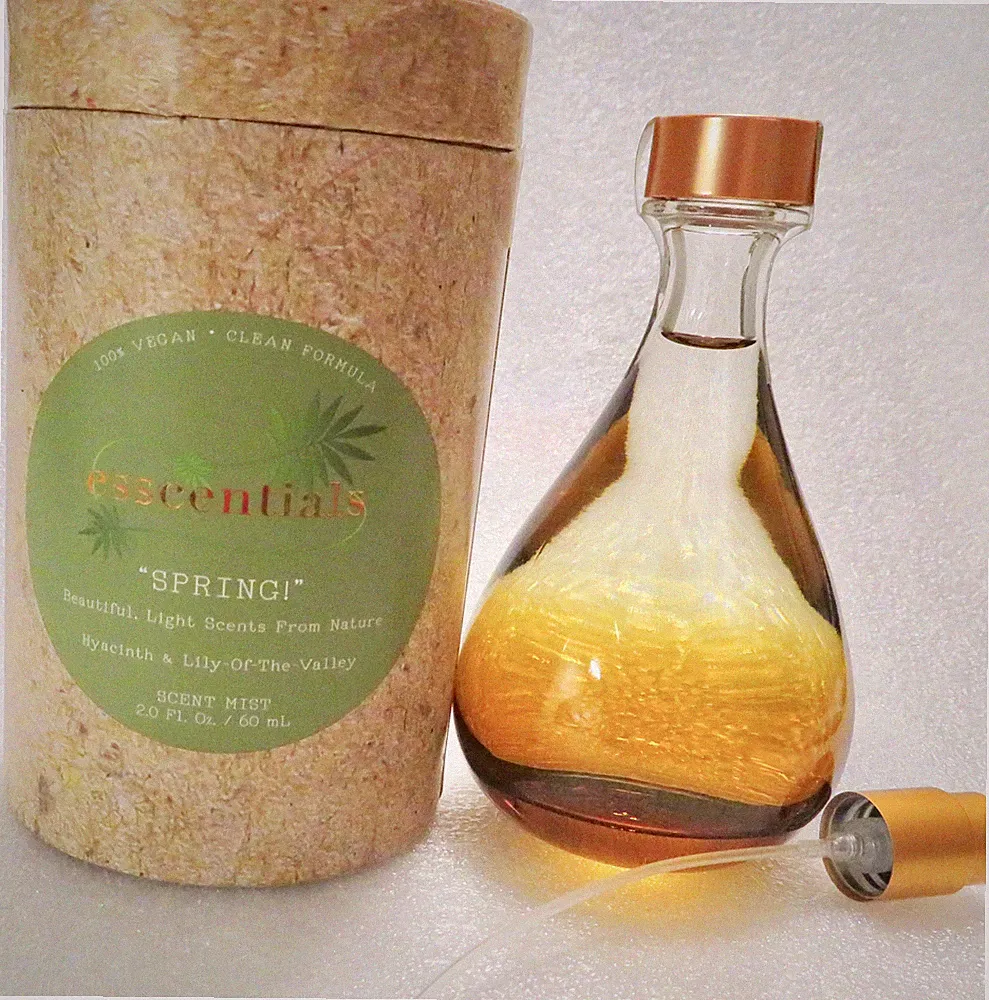 Esscentials Scent Mist, - "Spring" - , 2.0 fl oz - 100% Vegan - w/Pump