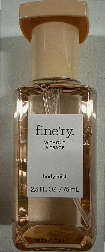 Fine'ry WITHOUT A TRACE Body Mist, 2.5 oz