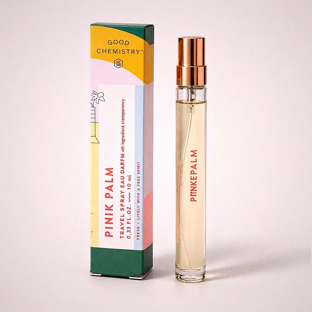 Good Chemistry Pink Palm Perfume Travel Spray 10ml NIB Vegan Clean Dragonfruit