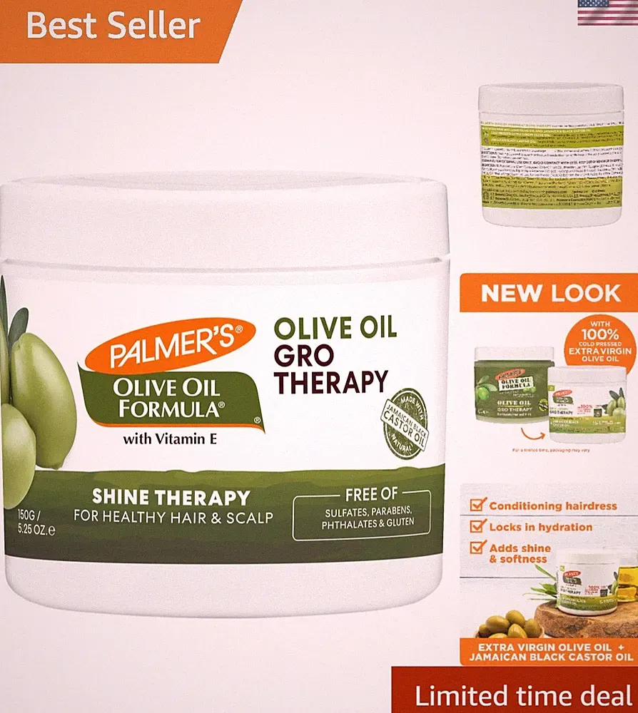 Hydrating Olive Oil GRO Therapy - 5.25 Oz Gel with Natural Botanical Ingredients