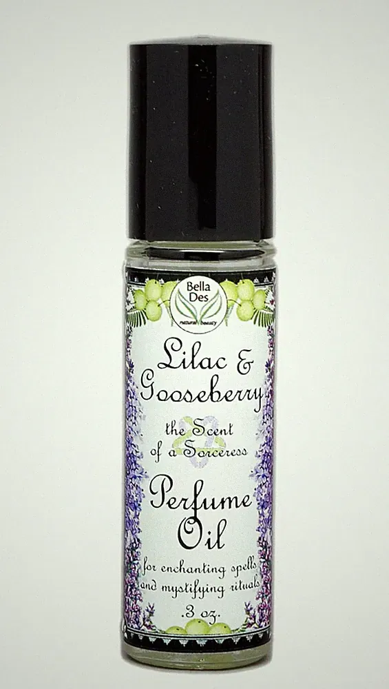 Lilac and Gooseberry Perfume Oil | .3 Ounces Roll on Bottle | Phthalate Free Fra