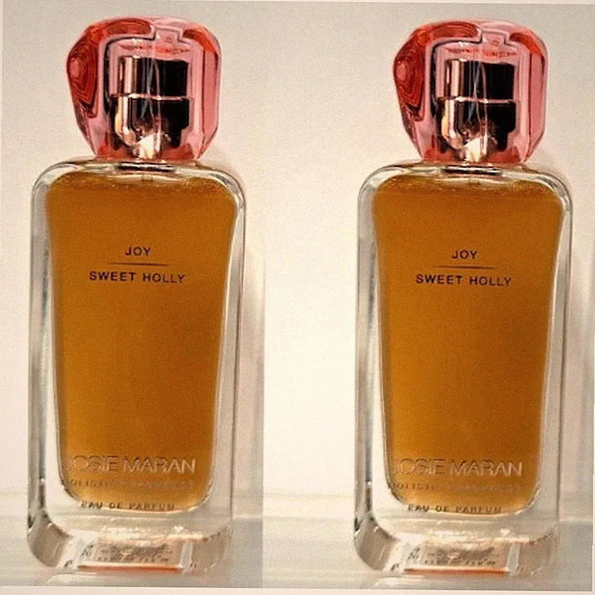 Lot 2 Josie Maran Holistic Fragrance Eau De Parfum JOY Sweet Holly 1.7 fl. oz