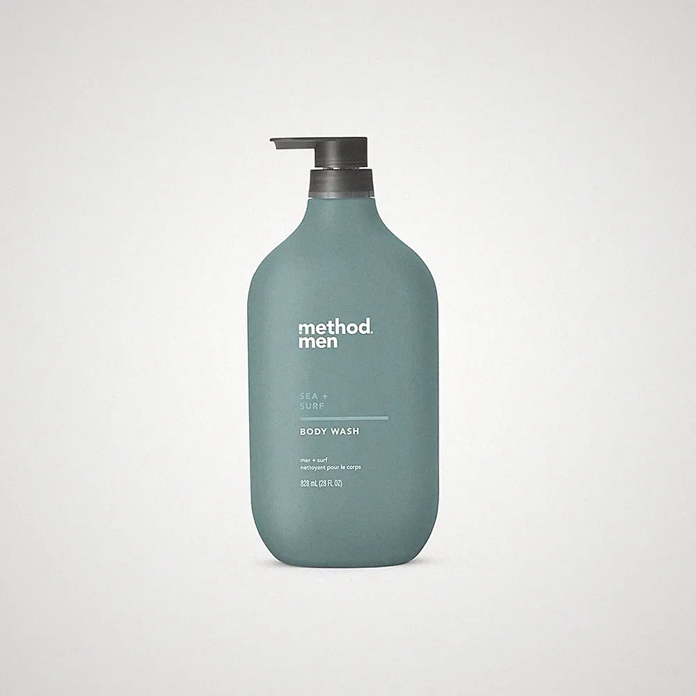 Method Men Body Wash, Sea and Surf Scent, Paraben and Phthalate Free, Quick-Lath